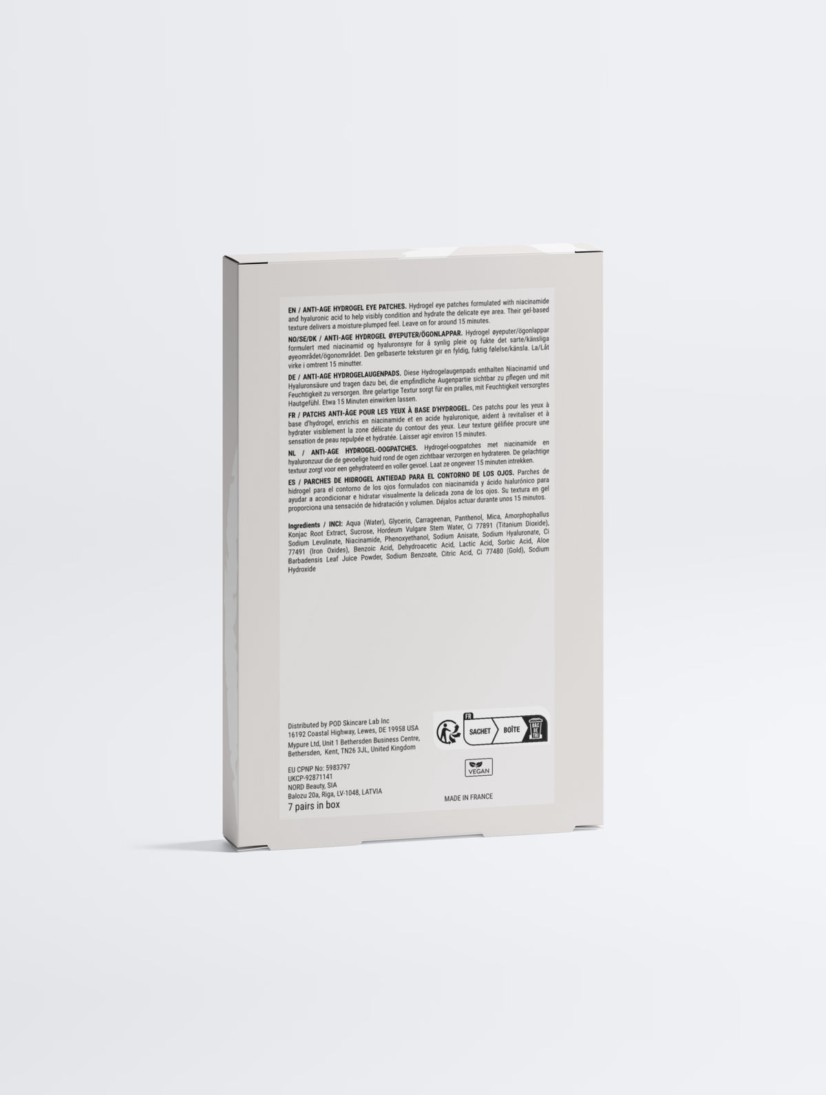 Anti-Age Hydrogel Eye Patches - (EYE REVIVE)