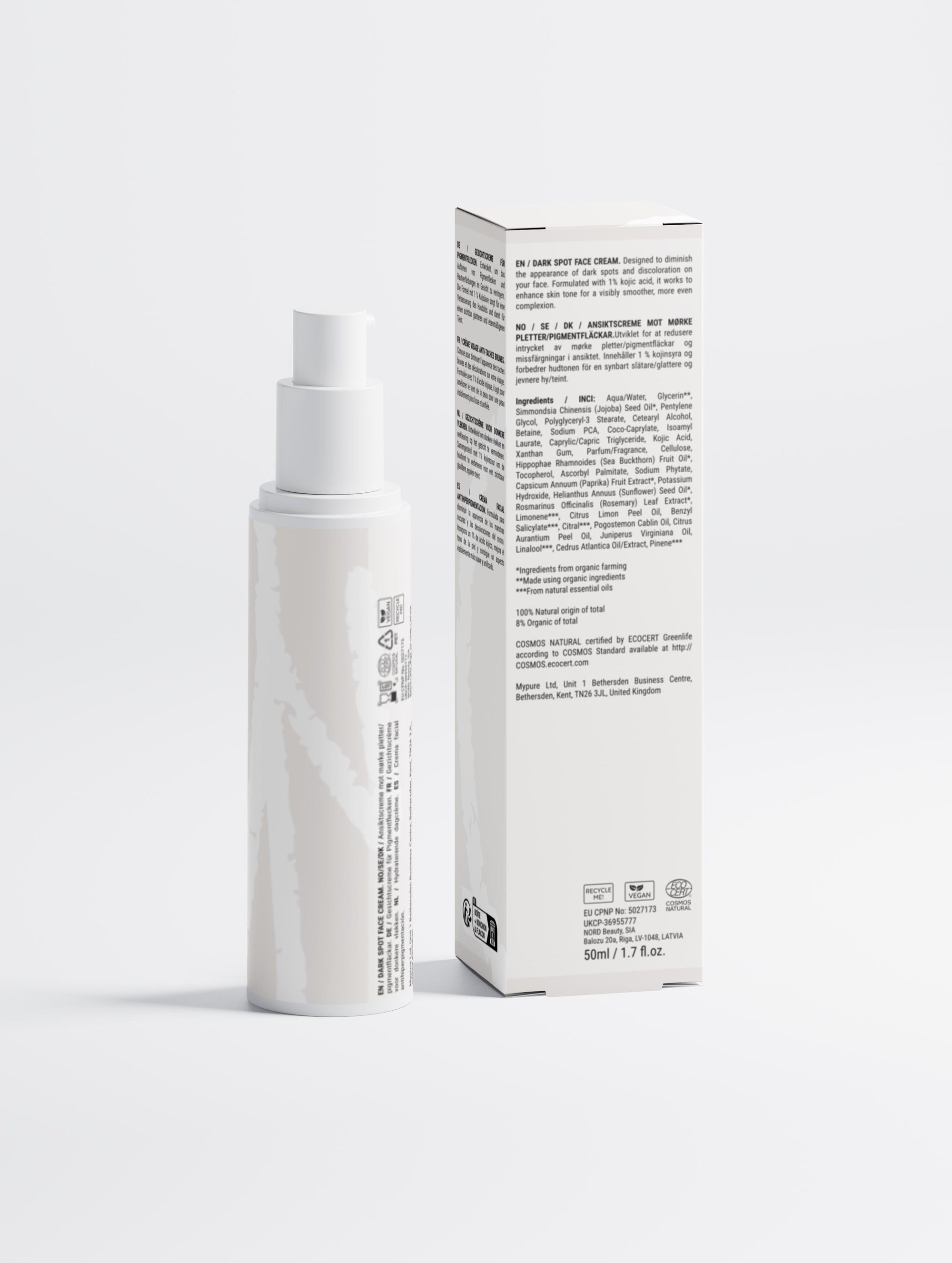 Dark Spot Face Cream with Kojic Acid - (RAPID BOOSTER)