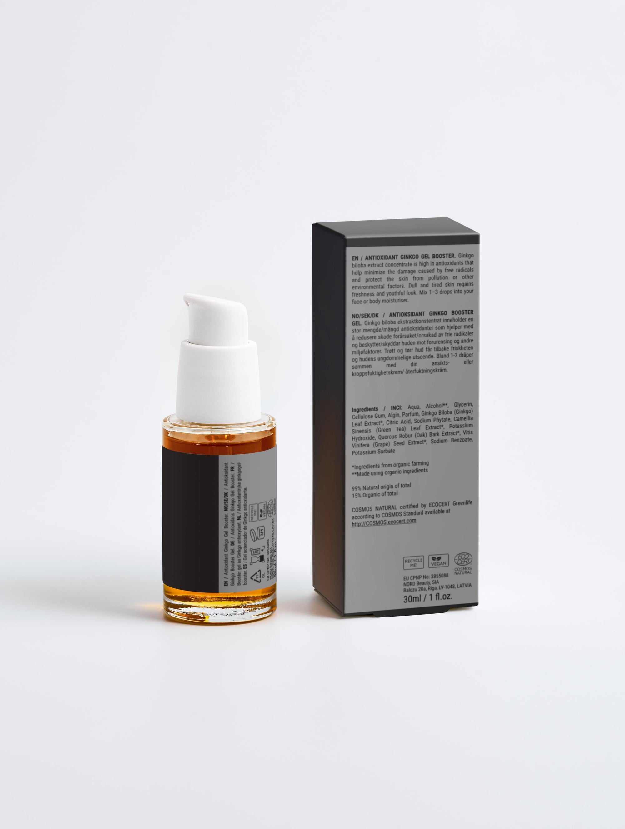 Antioxidant Ginkgo Gel Booster - DURING